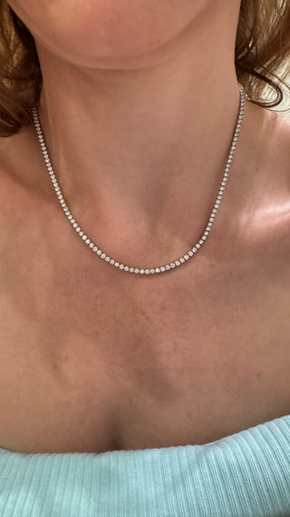 Classic Lab Tennis Necklace