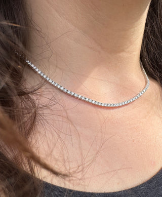 Classic Lab Tennis Necklace