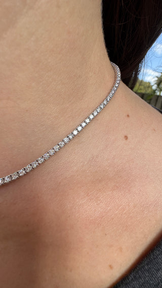 Classic Lab Tennis Necklace