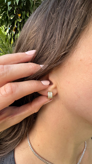 Tripe Row Bling Huggies