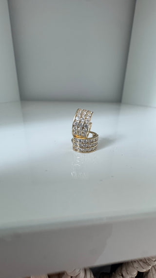 Tripe Row Bling Huggies