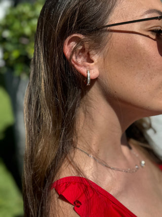 Vintage 10k Gold Natural Diamond Baguette Stunning Earrings