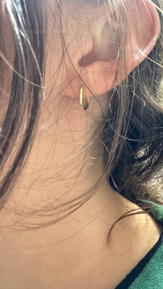 14k Gold Huggie Earrings